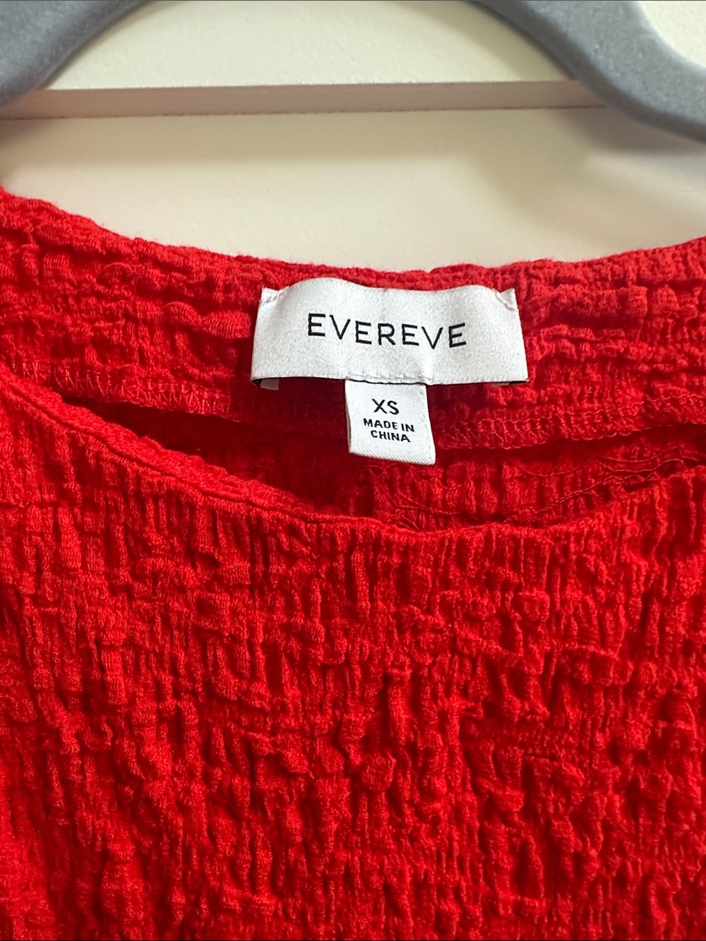 Evereve Red Textured Sleeveless Tank - Picture 2 of 4